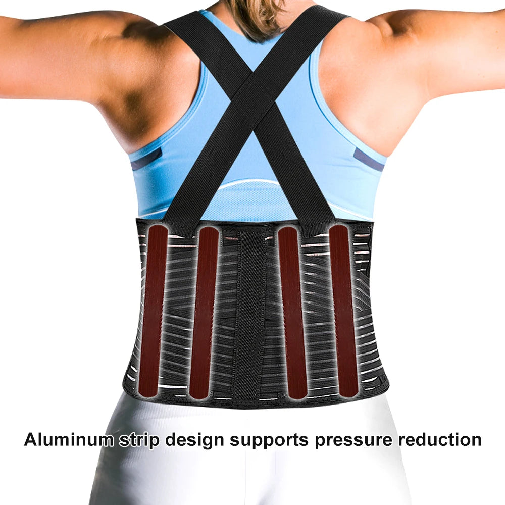 ProPosture Lower Back Support Belt – Adjustable Lumbar Brace for Lower Back Extension And Alignment