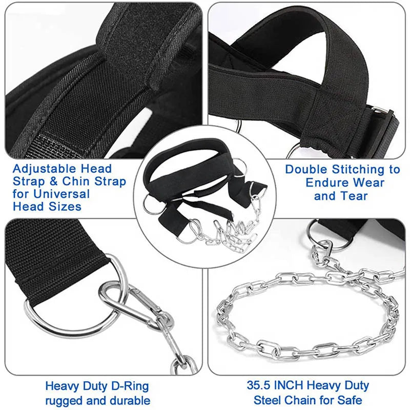ProPosture Neck Harness – Adjustable Head Strap for Neck Strength Training
