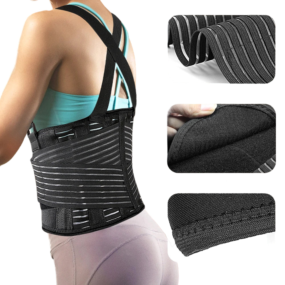 ProPosture Lower Back Support Belt – Adjustable Lumbar Brace for Lower Back Extension And Alignment