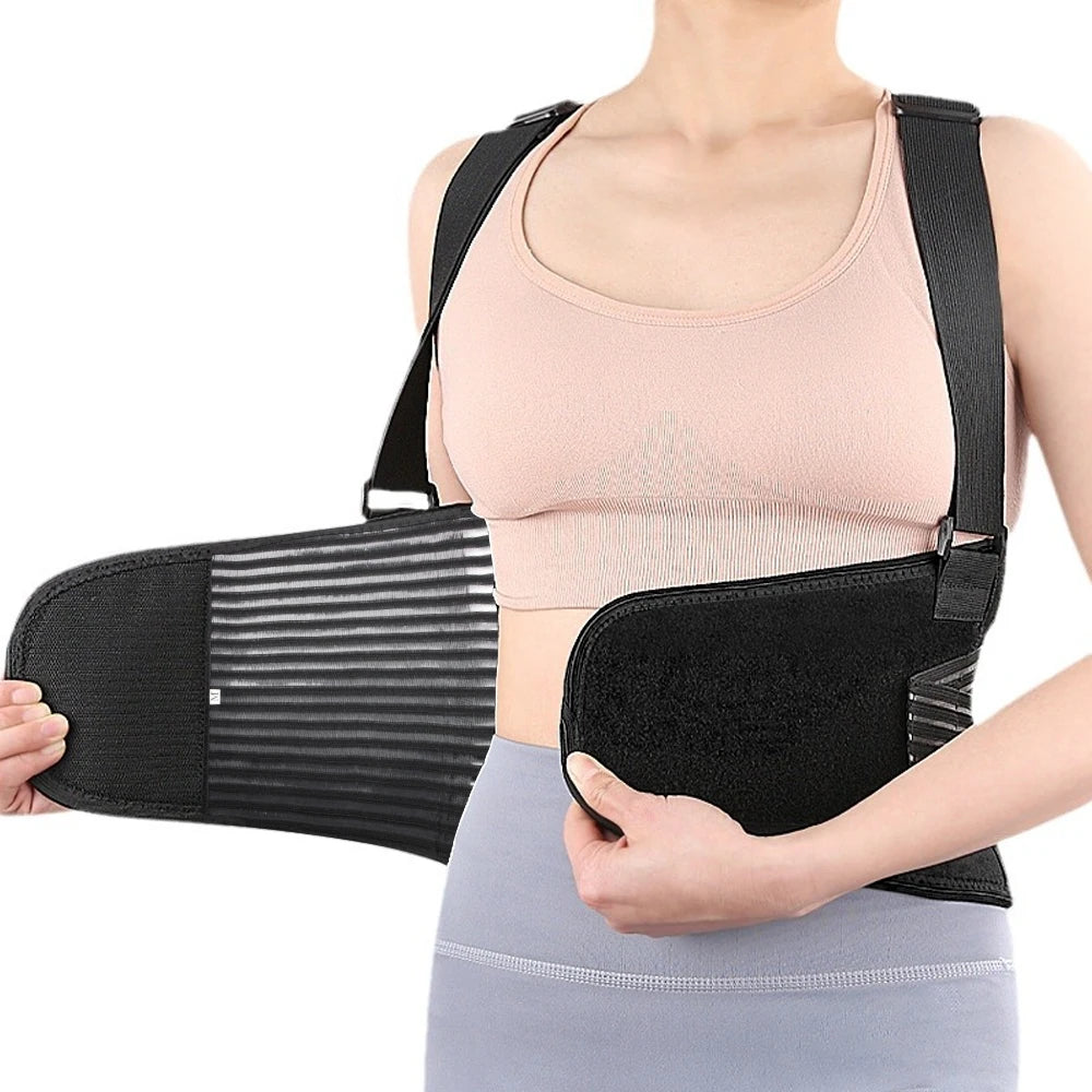ProPosture Lower Back Support Belt – Adjustable Lumbar Brace for Lower Back Extension And Alignment