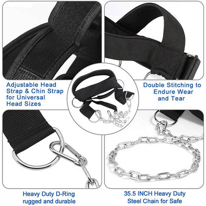 ProPosture Neck Harness – Adjustable Head Strap for Neck Strength Training