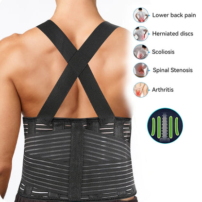 ProPosture Lower Back Support Belt – Adjustable Lumbar Brace for Lower Back Extension And Alignment